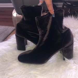 Suede Booties